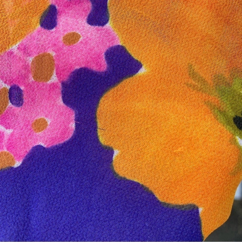 Lilly Pulitzer Vintage 1960’s ‘The Lilly’ Multicolor Floral Maxi Dress Rare - Picture 16 of 17